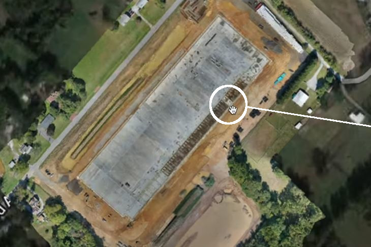 Ortho map rendering of walls 2