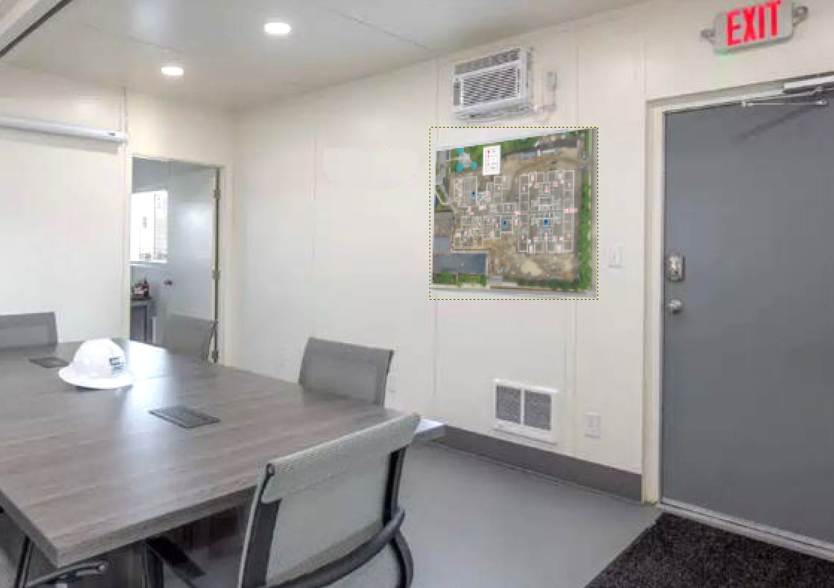 Construction Trailer wall 3